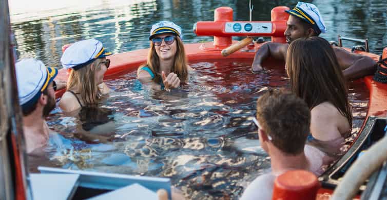 London: Hot Tub Boat Guided Historical Docklands Cruise