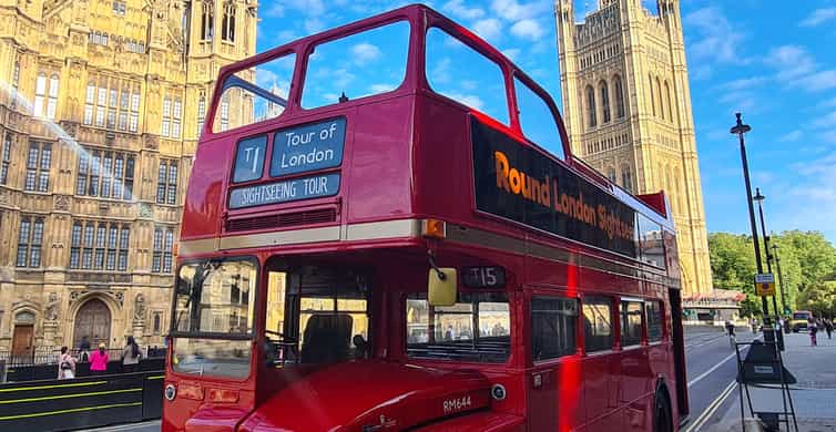 London: Guided Sightseeing Tour on a Vintage Open-Top Bus